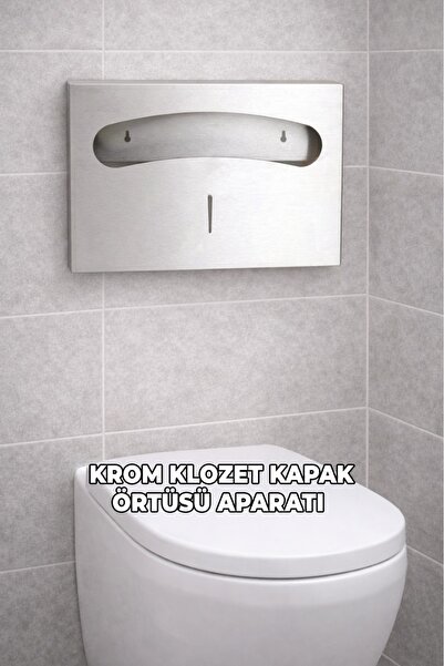 Torbeks Krom Klozet Kapak Örtüsü Aparatı - Ekstra Kaliteli Paslanmaz Çelik - ...