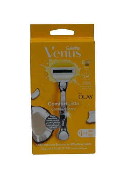 Gillette Venus Aparat de ras Comfortglide Olay pentru femei + 2 lame de ras d...