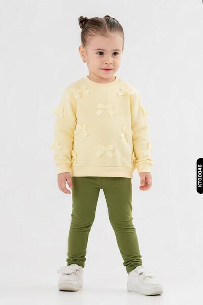 nk kids طقم ملابس للفتيات مكون من قطعتين لعمر 1-4 سنوات SET0424