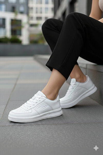 Jump White Women's Men's Unisex Casual Shoes 21516-A-White