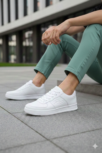 Jump Pantofi sport alb pentru bărbați