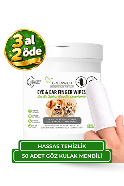 Greenwich Zero Point of Beauty Göz Kulak Çene Pati Mendili 50 Adet | Akıntı K...
