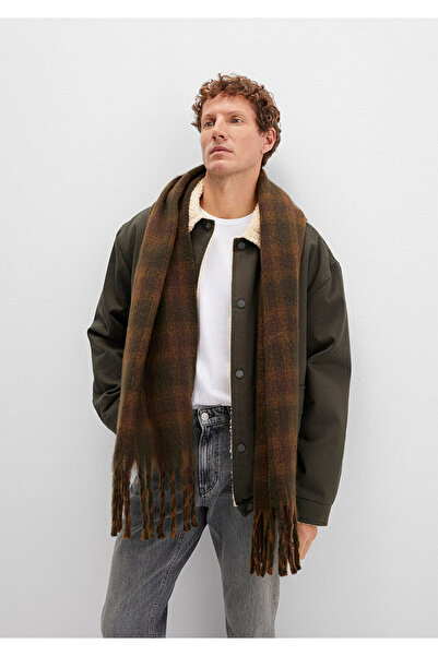 Mavi Checkered Brown Scarf 0912072-29871