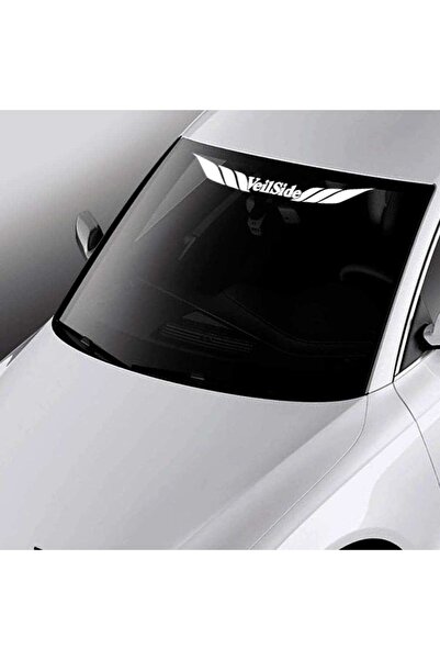 Genel Markalar Veilside Yazılı Ön Cam Alınlık Sticker, Oto Etiket, Araç Çıkar...