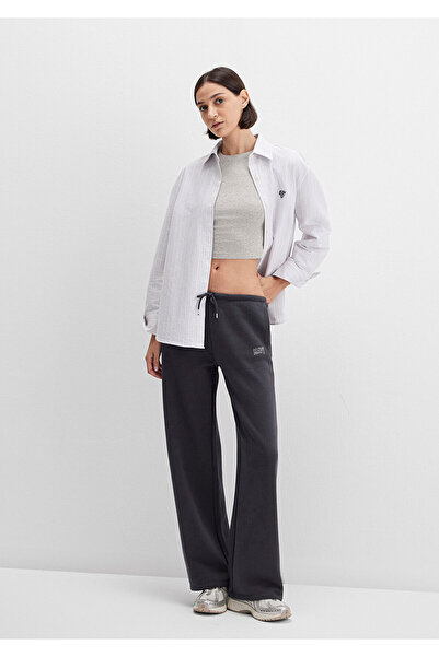 Mavi Logo Printed Anthracite Sweatpants 1011124-70087