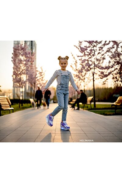 helinaria 4 Tekerlekli Ayakkabı Ortopedik Ayakkabı Işıklı Spor -Paten Ayakkabı