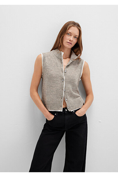 Mavi Wool Blend Grey Vest Regular Fit / Regular Cut 1710791-83096