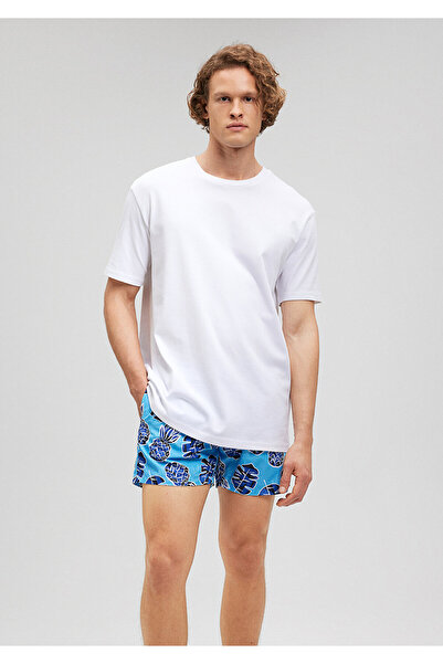Mavi Baskılı Deniz Şortu 0911474-70861