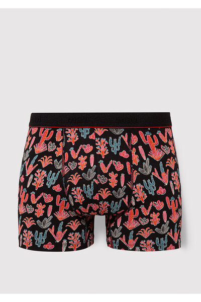 Mavi Cactus Patterned Black Boxers 091122 -900