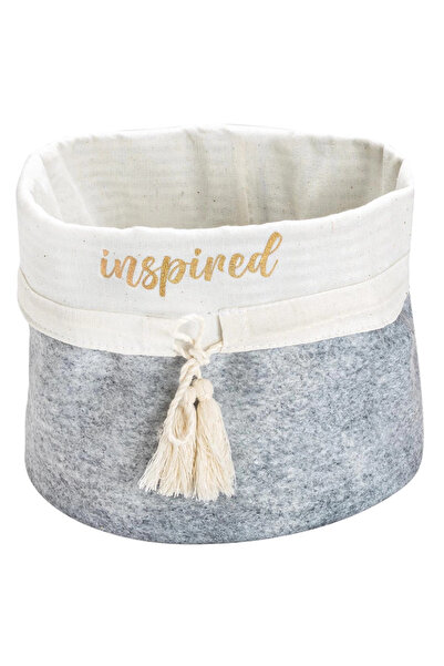 Kanonik Education Кръгла сгъваема многофункционална кутия за съхранение от фи...