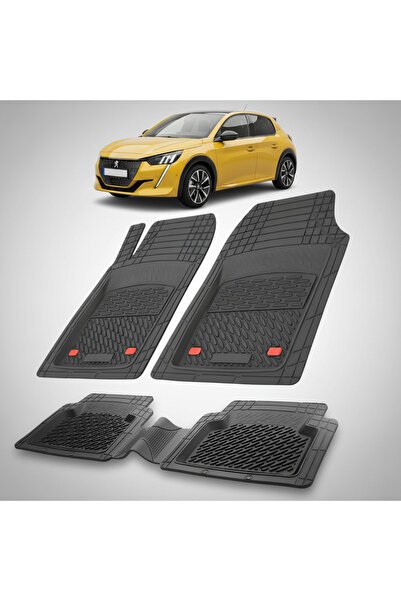 TEAMCAR ®   Covorașe auto tip tavă compatibile cu Peugeot 208 II (2019-2023) ...