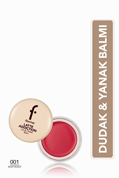Flormar Latte Doğal Renk Veren Parlak Bitişli Dudak ve Yanak Balm'ı - 001ROSY...