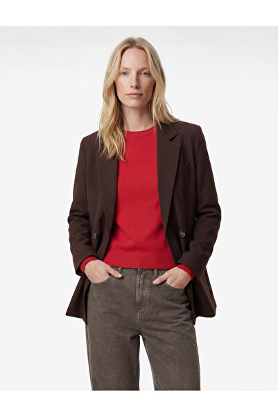 Koton Long Sleeve Pocket Buttoned Double Breasted Blazer Jacket