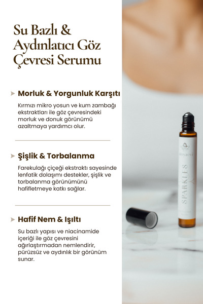 Simya Evi Sparkles Genç Göz Çevreleri Için Etkili Morluk Ve Şişlik Karşıtı Göz Çevresi Bakım Serumu