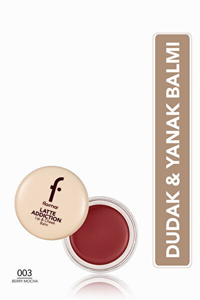 Flormar Latte Doğal Renk Veren Parlak Bitişli Dudak ve Yanak Balm'ı - 003BERR...