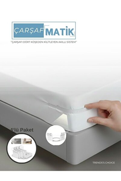 trends's choice Çarşaf Düzenleyici Sabitleyici Görünmez Çarşaf Kilidi