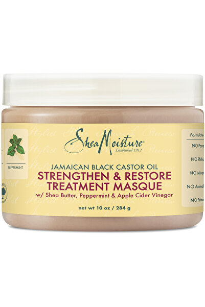 Shea Moisture Jamaican Black Castor Oil, Strengthen & Restore Treatment Masqu...