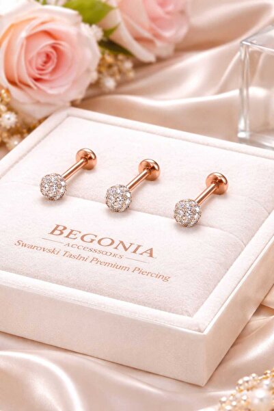 UygunGümüşçülük 316l Cerrahi Çelik Taşlı Şambala Labret 6 Mm, 8 Mm, 10 Mm 3 A...