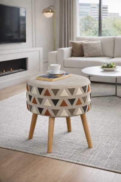 PUFMANYA PUNCH NAKIŞLI PREMİUM DOĞAL KAYIN AYAKLI YÜKSEK KALİTELİ PUF KOLTUK