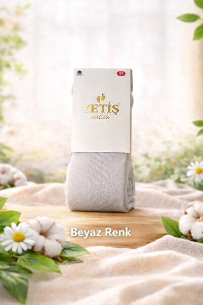 YETİŞ Kız Çocuk Pamuklu Düz Külotlu Beyaz