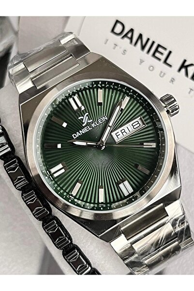 Daniel Klein Premium Erkek Kol Saati Çelik Kasa Kordon Takvimli 3 Atm Su Geçi...