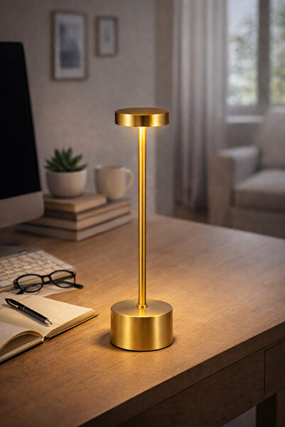 welcomein Şarjlı Dokunmatik Masa ve Gece Lambası Dekoratif