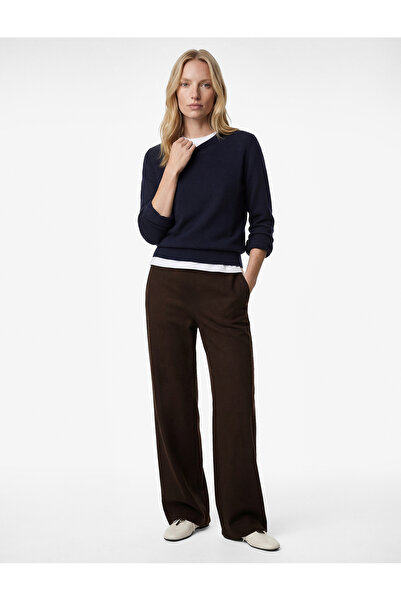 Koton X Şahika Ercümen - Slim fit Duge široke pantalone