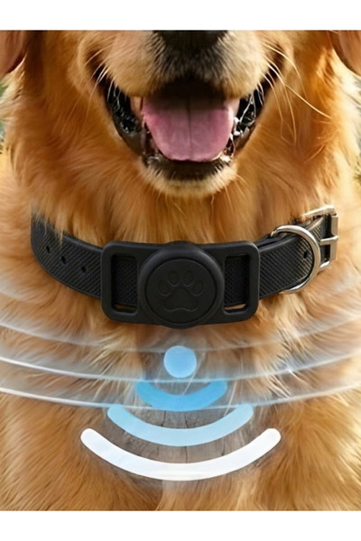 Gözcü Mobil Boş Airtag Yuvalı Kedi Köpek Tasması Evcil Hayvan Pet Takip Cihaz...