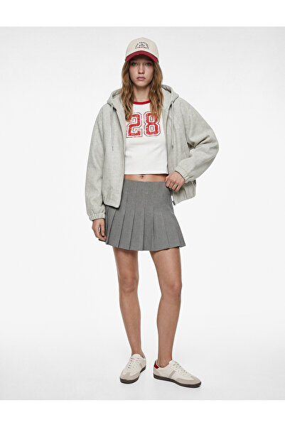 Koton Jachetă bomber cu glugă Kaşe cu mâneci lungi și buzunare cu fermoar