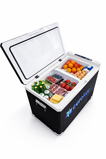 EUROKAR Araç Buzdolabı 50 Lt Hacimli 12 V-24 V