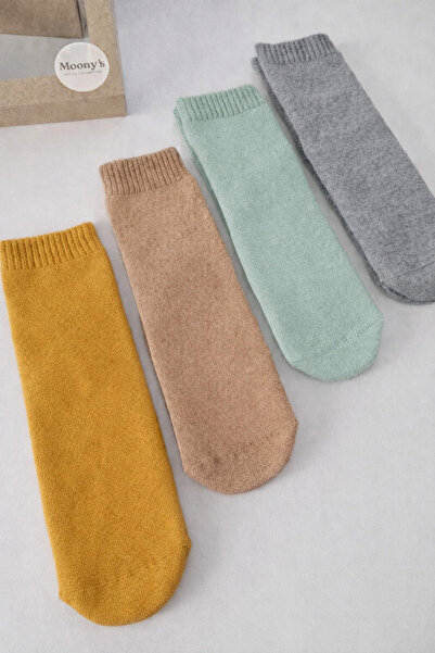 Moonys Socks Collection Havlu Çocuk Çorap Seti 4'lü - Kaydırmaz Tabanlı Özel ...