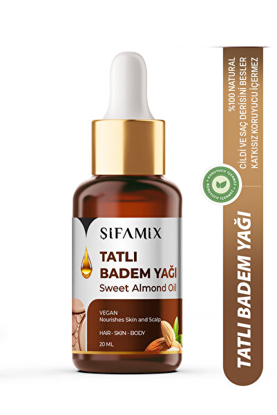 Şifamix Tatlı Badem Yağı %100 Saf ve Doğal 20Ml