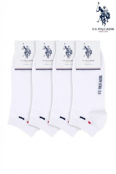 U.S. Polo Assn. 4 Çift Patik çorap