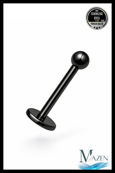 MAZEN Paslanmaz Kararmaz Cerrahi Çelik Labret Dudak Tragus Kıkırdak Piercing ...