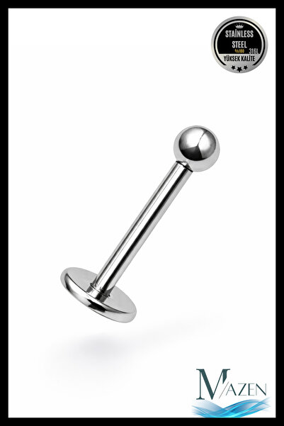 MAZEN Paslanmaz Kararmaz Cerrahi Çelik Labret Dudak Tragus Kıkırdak Piercing ...