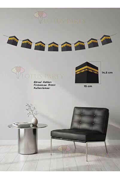 GenelTedarik DEKORATİF KABE BANNER - UMRE RAMAZAN SÜSLEME DEKORATİF KABE BANNER