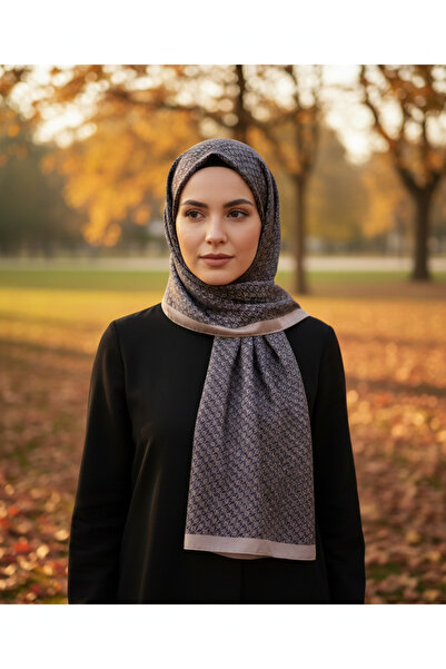 Modakaşmir MK Çizgi Desenli Soft Şal 190 x 75