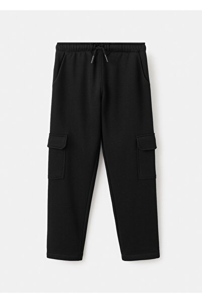 MANGO Kids Παντελόνι jogger cargo με κορδόνια