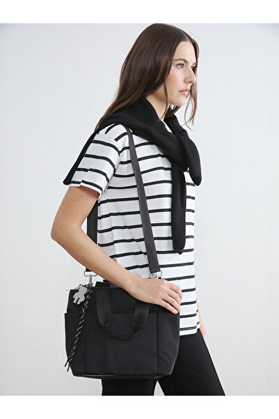 LC Waikiki Vizyon New Season Women's Shoulder Bag with Keychain Detail