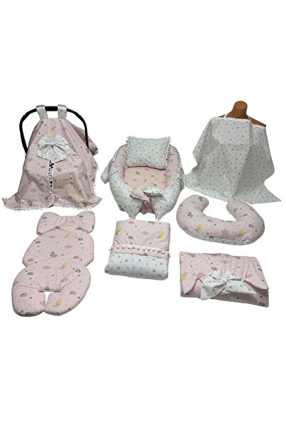 Happy Baby Dikiş Atölyesi 10’lu Babynest Puset Örtüsü Alt Açma Emzirme Yastığ...