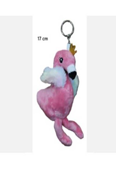 Velvet Kzl Keychain Plush Flamingo