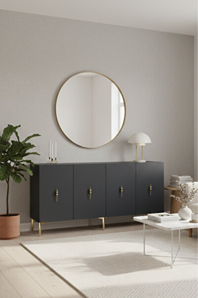 CENEYRA KA1527AG SALKIM150 KONSOL, KAHVE KÖŞESİ, TV SEHPASI VE DOLAP ANTRASİT...