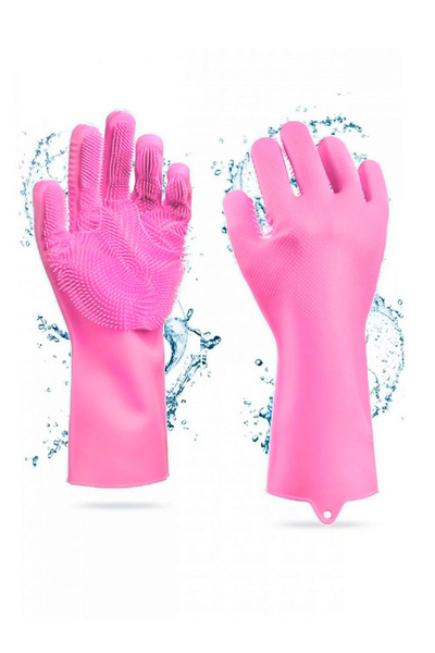 Tilbe Home Sihirli Silikon Bulaşık Yıkama Eldiveni Tırtıklı Esnek Çok Amaçlı ...