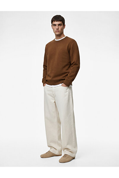 Koton Uzun Kollu Pamuklu Basic Bisiklet Yaka Sweatshirt