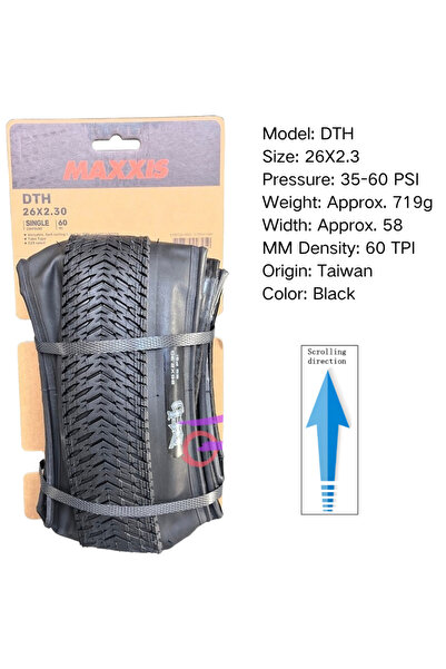 Maxxis 26X2.3 B DTH(M147P) 26x2.3 26x2.15 20X1.75 Bicycle Tire MTB Mountain B...