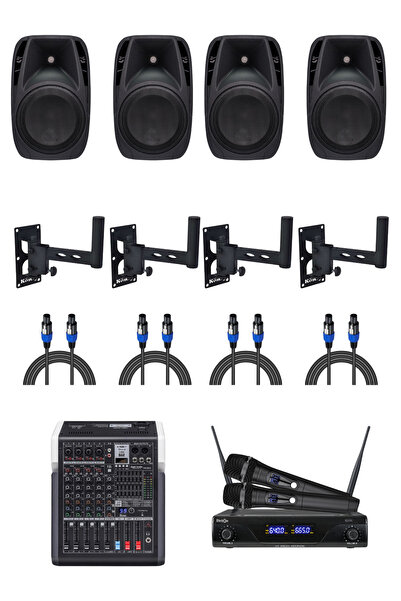 MELVED MÜZİK 8 INC 14 PARÇA PASİF HOPARLÖR DAVET EVİ KINA ORGANİZASYON DÜĞÜN ...