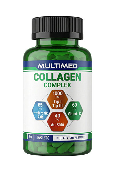 Multimed Kolajen 1000 mg – Cilt Elastikiyeti & Eklem Destek Formülü – 60 Tablet