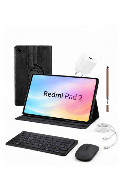 Xiaomi Redmi Pad 2 8gb 256GB 11'' TABLET+KILIF+KLAVYE+MOUSE+ŞARJ BAŞLIK (KALE...