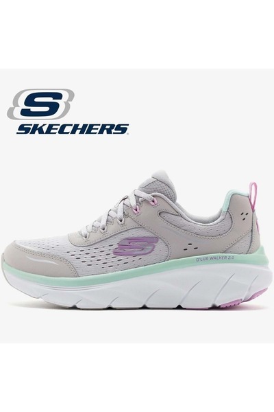 SKECHERS D'lux Walker 2.0 Daisy Doll 150093 Unisex Spor Ayakkabı GRİ