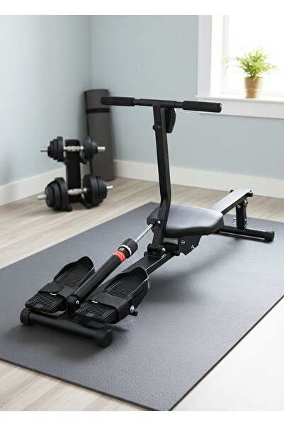 Triathlon T‑238 Amortisörlü Kondisyon Küreği| 12 Kademeli Direnç | LCD Ekran ...